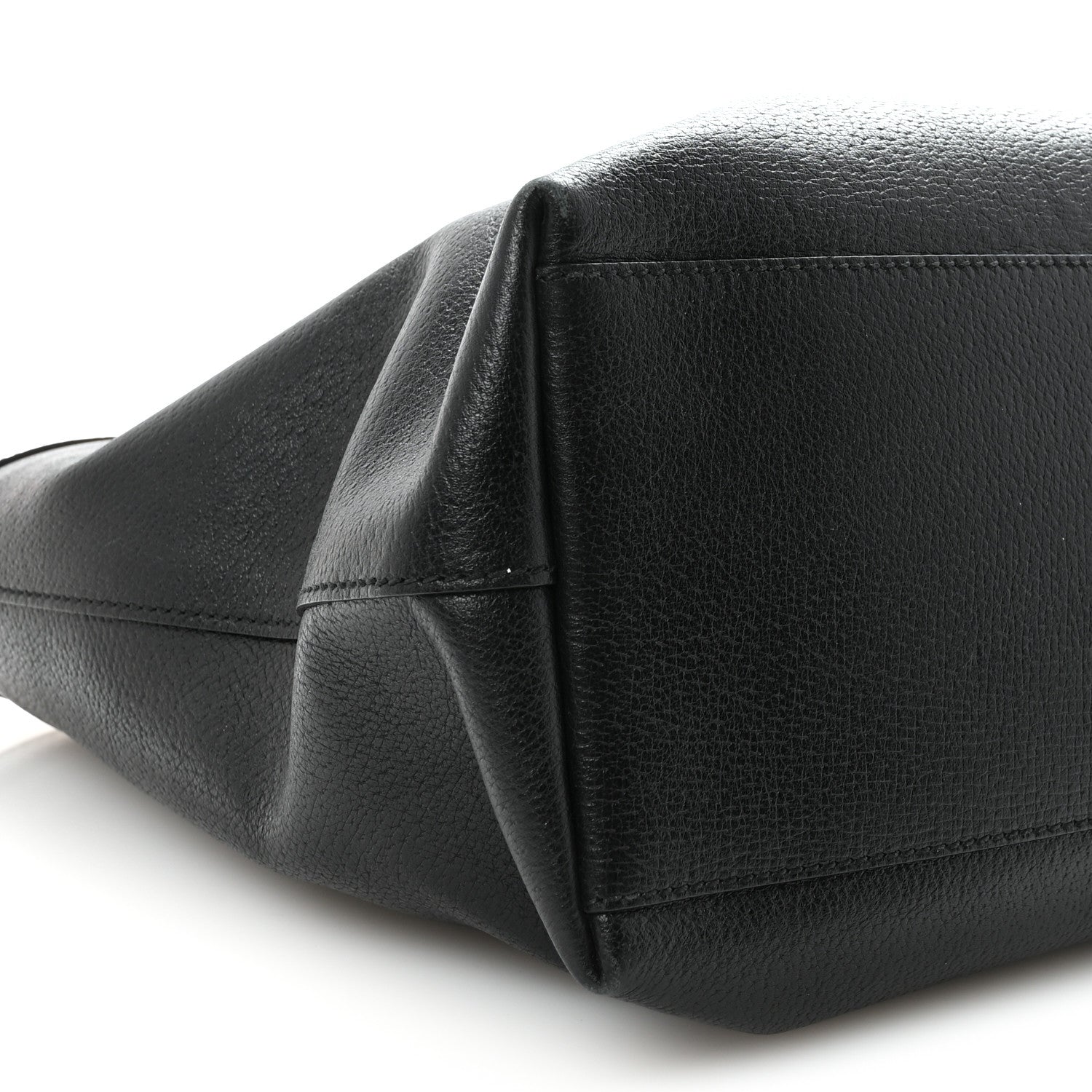 Gucci Textured Calfskin Web Medium Ophidia Shopping Tote Black 9 of 10