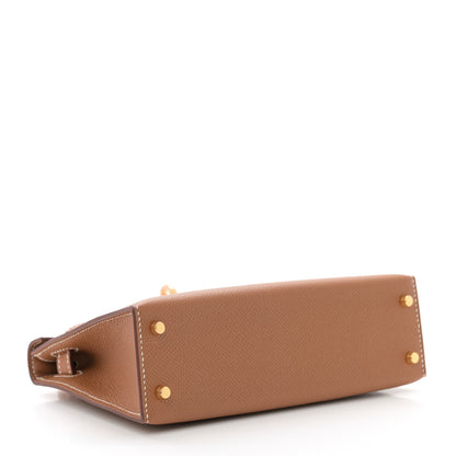Hermes Epsom Mini Kelly Sellier 20 Gold 4 of 11
