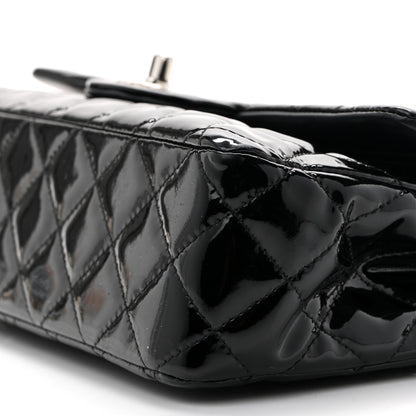 Chanel Patent Quilted Medium Double Flap Black 10 of 12