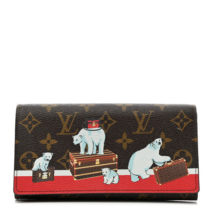 Louis Vuitton Monogram 2017 Christmas Animation Sarah Wallet 1 of 7