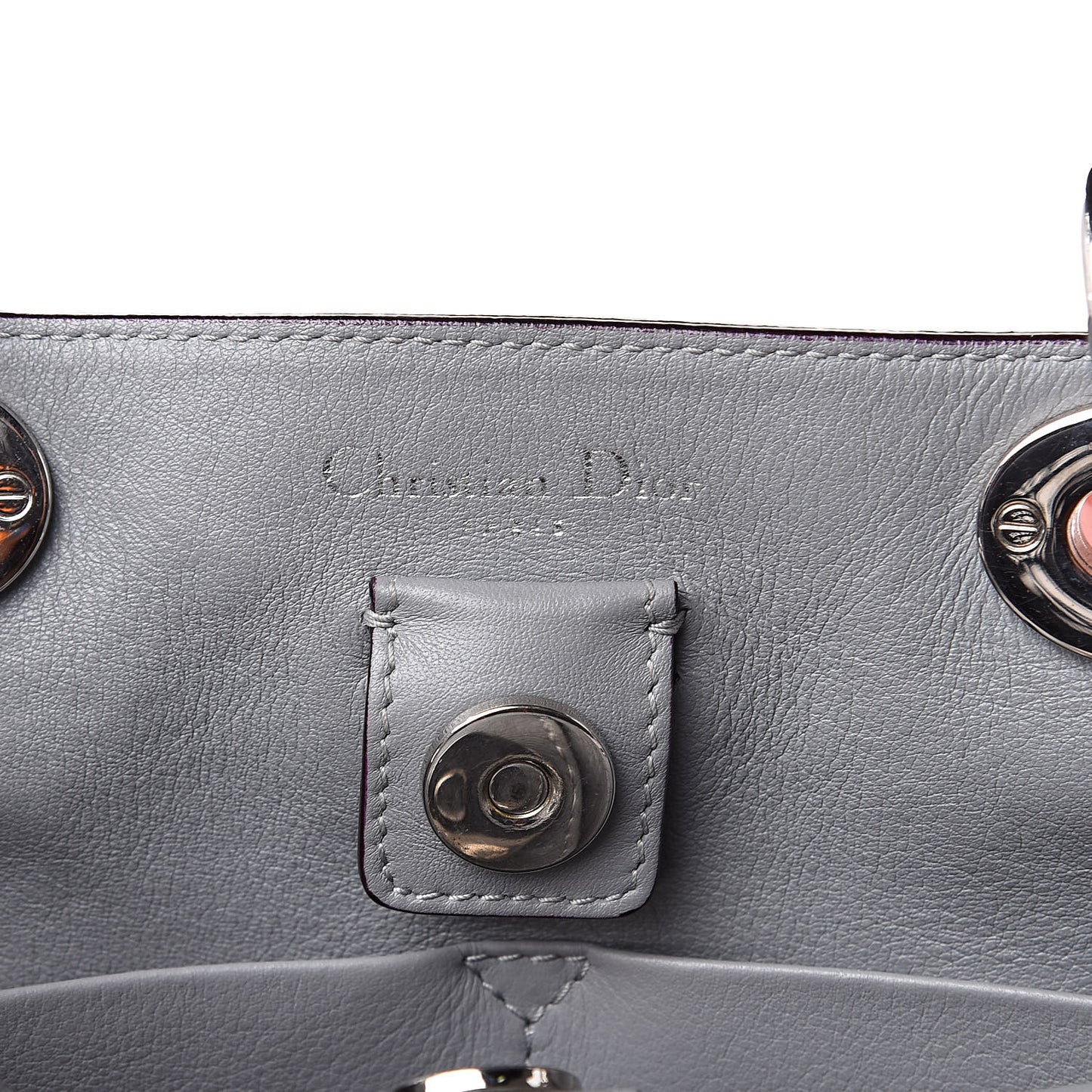 Smooth Calfskin Medium Tri-Color Diorissimo Multicolor
