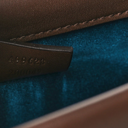 Gucci Velvet Moon Calfskin Crystal GG Monogram Small Dionysus Shoulder Bag Brown Vintage Cocoa Black Diamond 7 of 9