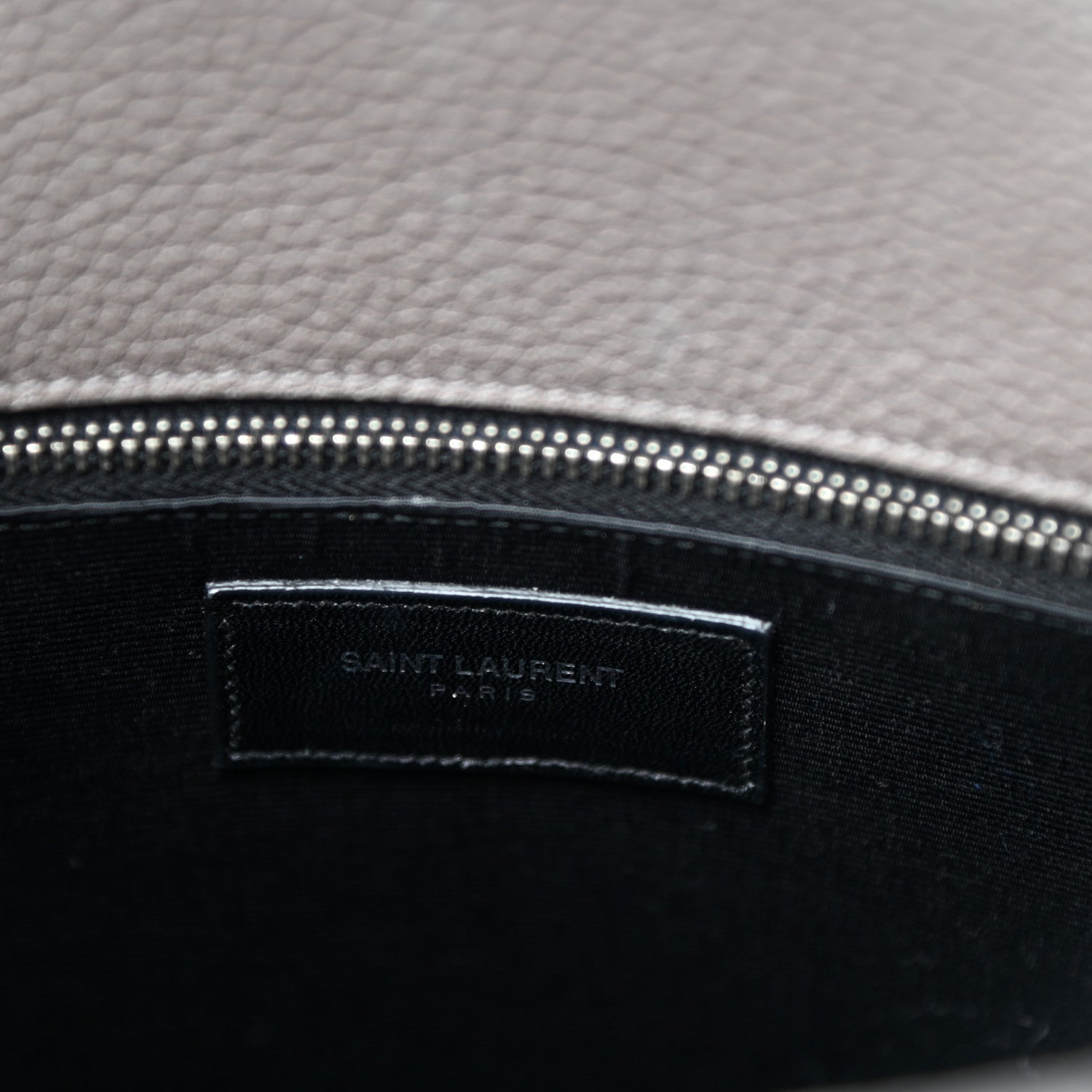Saint Laurent Grained Calfskin Small Sac De Jour Fog 6 of 9
