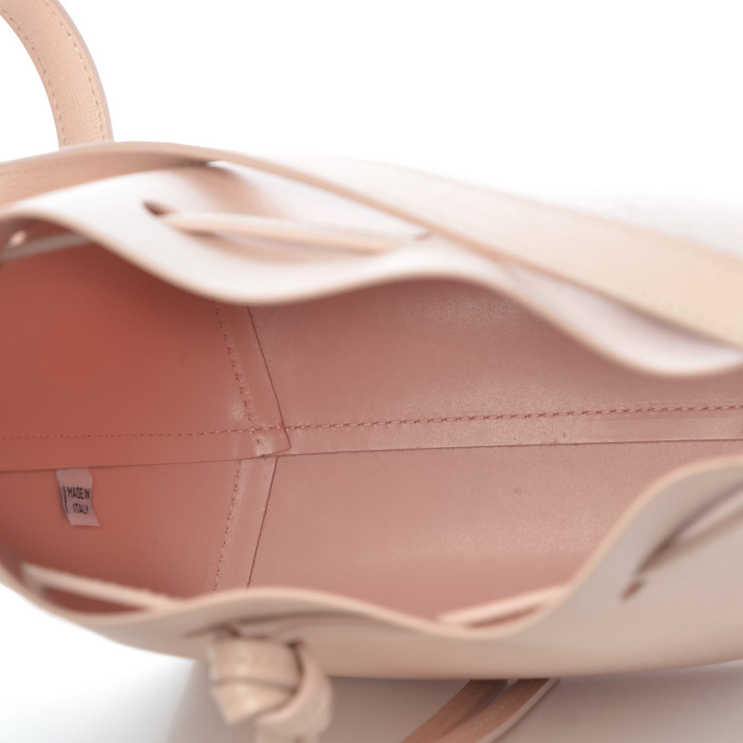 Saffiano Mini Bucket Bag Rosa