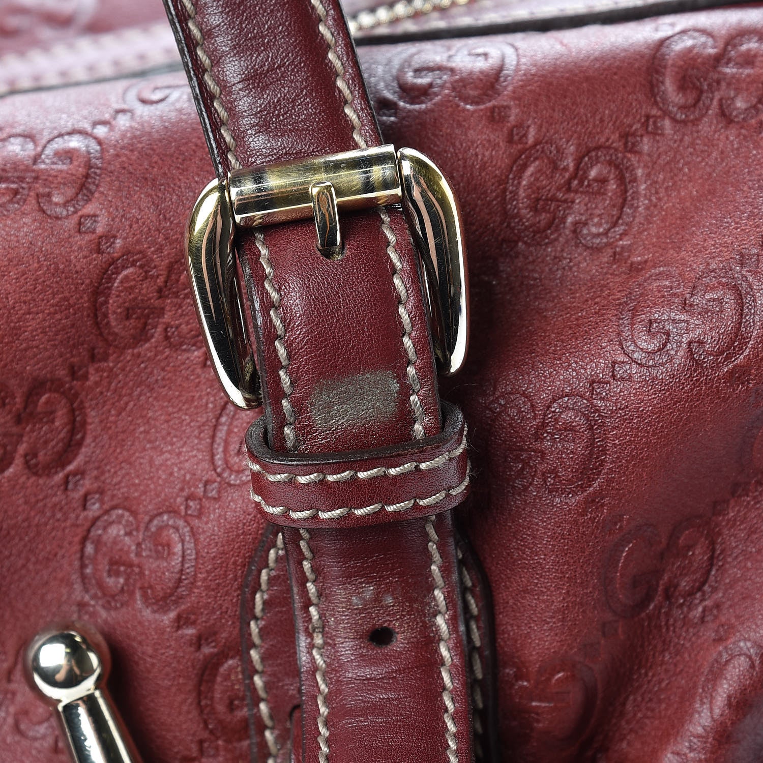 Gucci Guccissima 85th Anniversary Large Boston Rusty Red 17 of 20