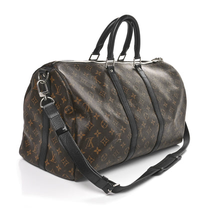 Louis Vuitton Monogram Macassar Keepall Bandouliere 45 2 of 10