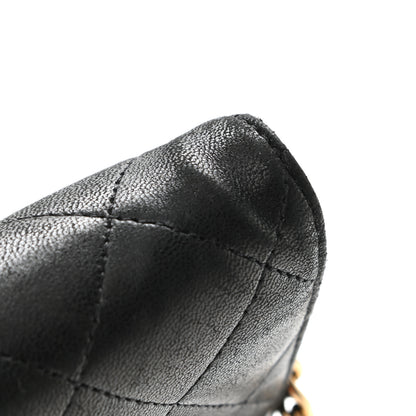 Chanel Lambskin Quilted Wallet On Chain WOC Black 13 of 14