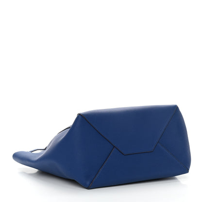 Celine Soft Grained Calfskin Small Belt Cabas Phantom Deep Blue 3 of 9