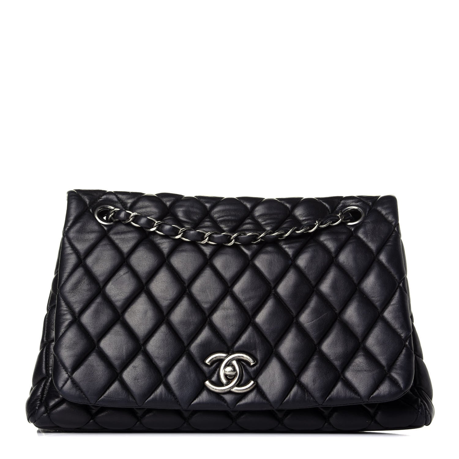 Chanel Lambskin Large New Bubble Flap Black 1 of 10
