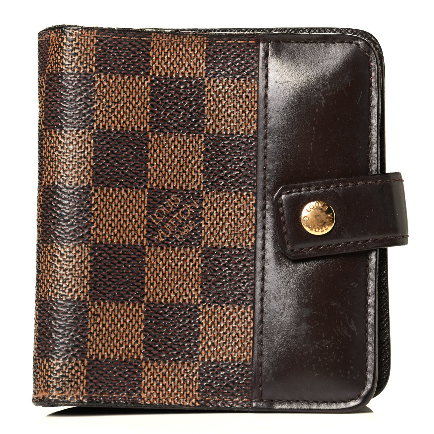 Louis Vuitton Damier Ebene Zippe Zipped Compact Wallet 1 of 8