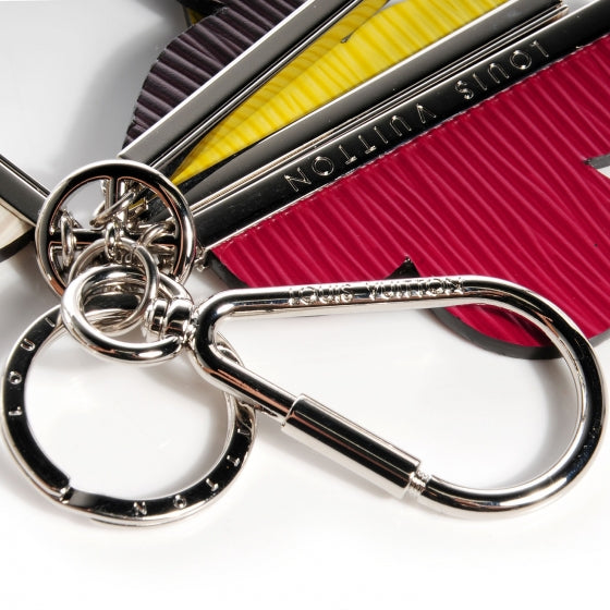 Wily Epi Bag Charm Key Holder Fuchsia