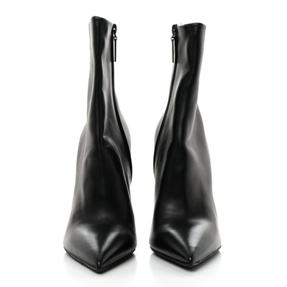 Saint Laurent Calfskin Opyum Ankle Boots 37 Black 2 of 9