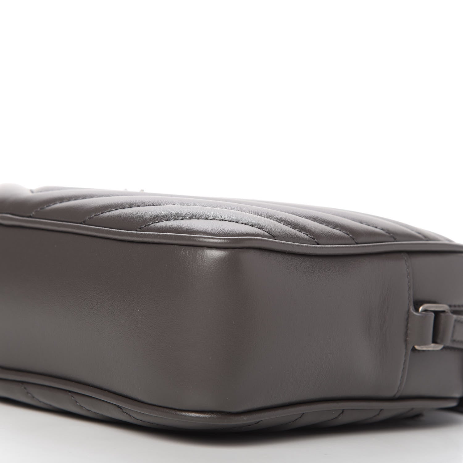 Saint Laurent Calfskin Matelasse Monogram Lou Camera Bag Asphalt 7 of 11