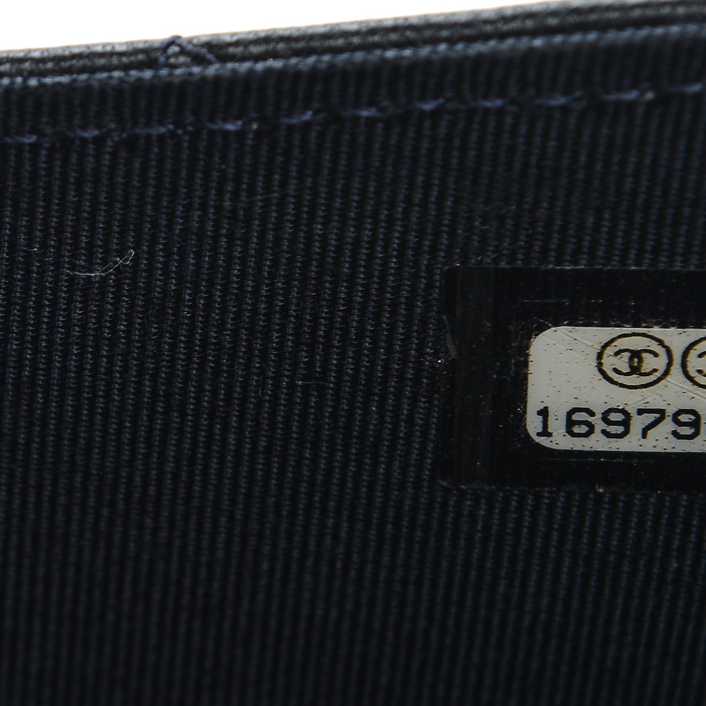 Lambskin Quilted Travel Wallet Navy