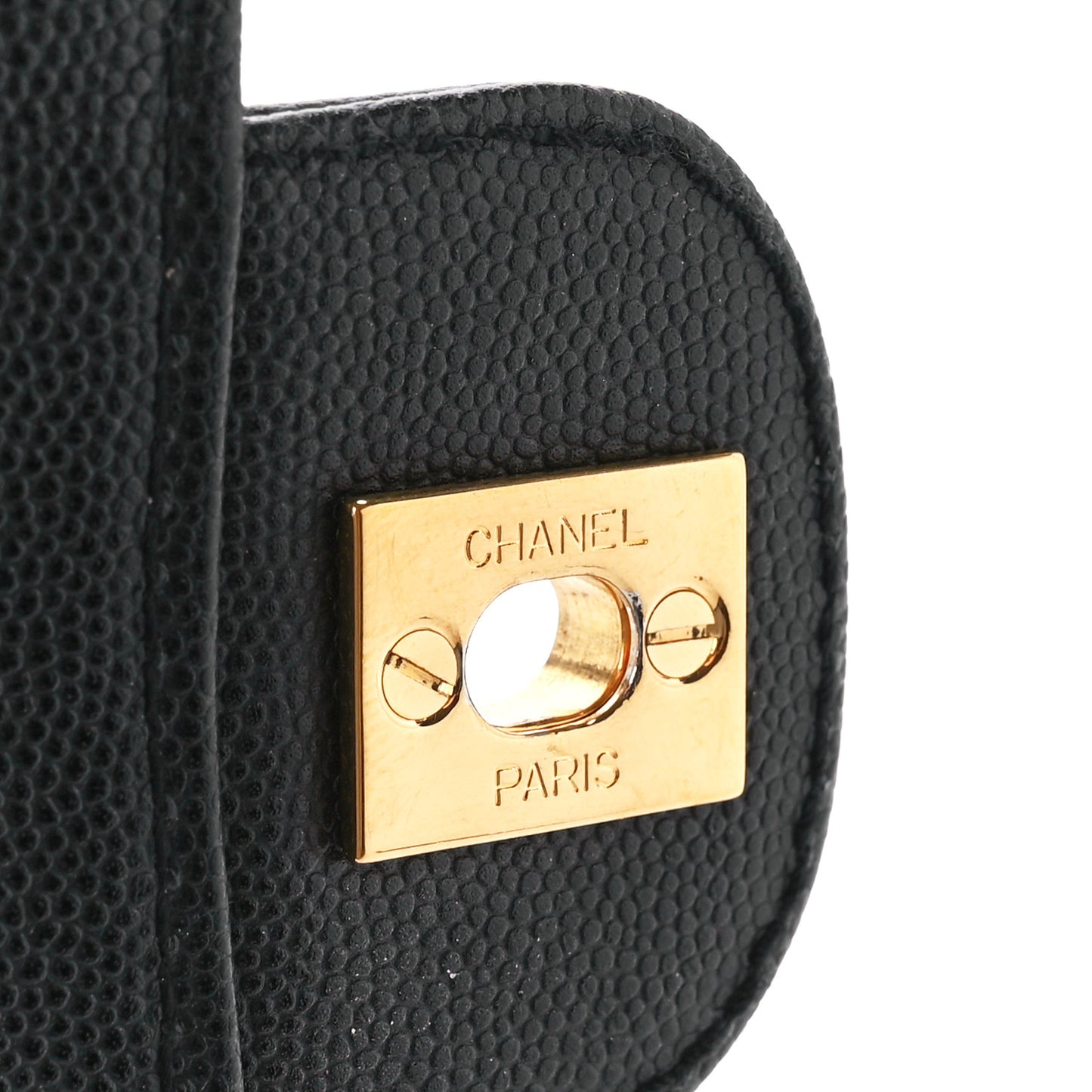Caviar Quilted Medium Single Flap Black