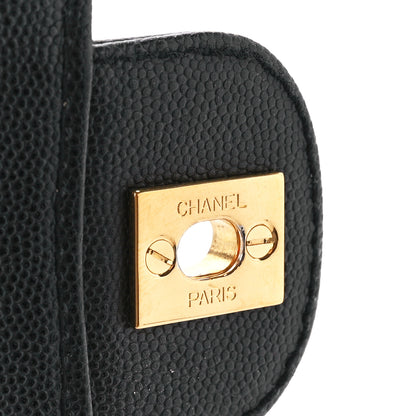 Chanel Caviar Quilted Medium Single Flap Black 7 of 11