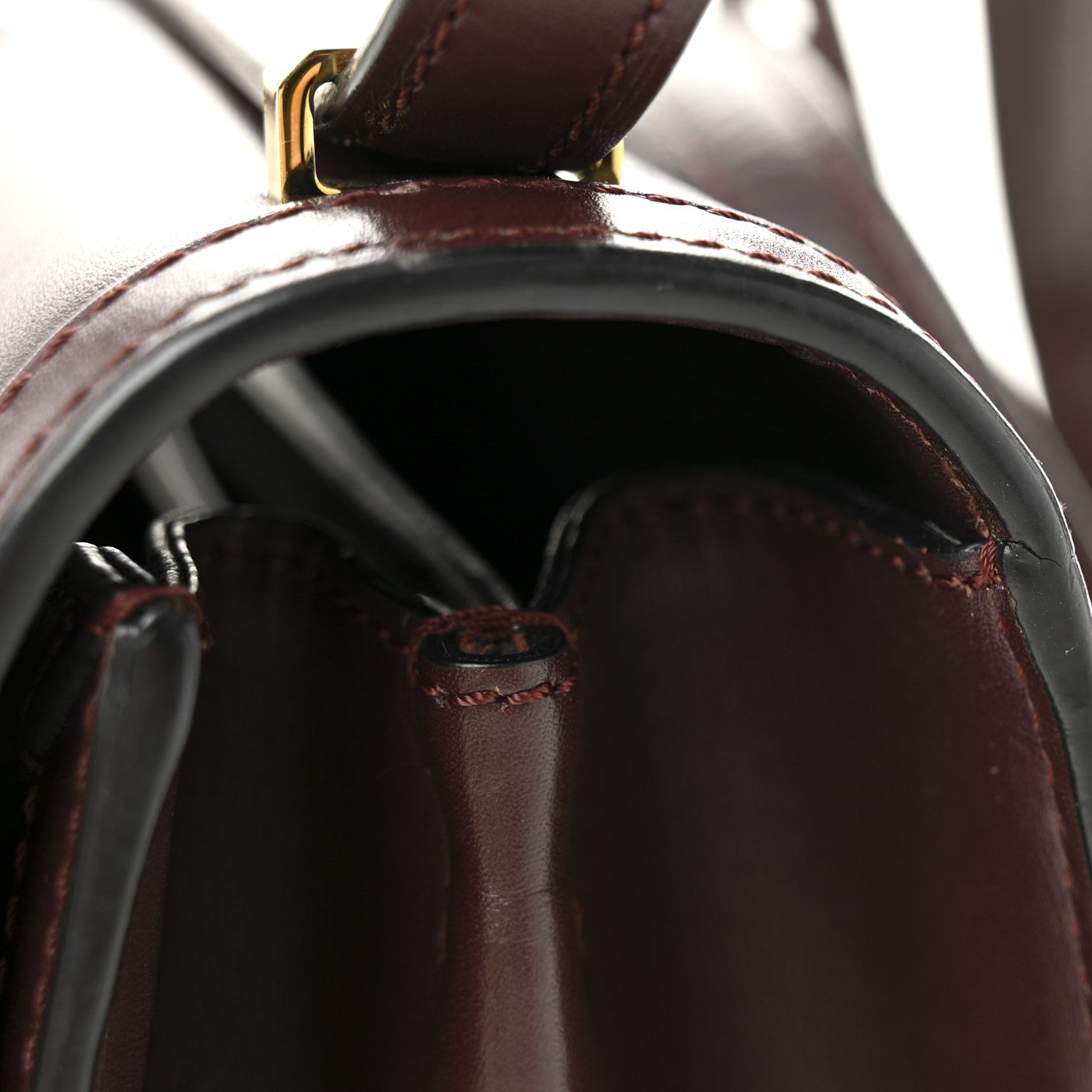 Loewe Calfskin Medium Barcelona Shoulder Bag Dark Red 15 of 15