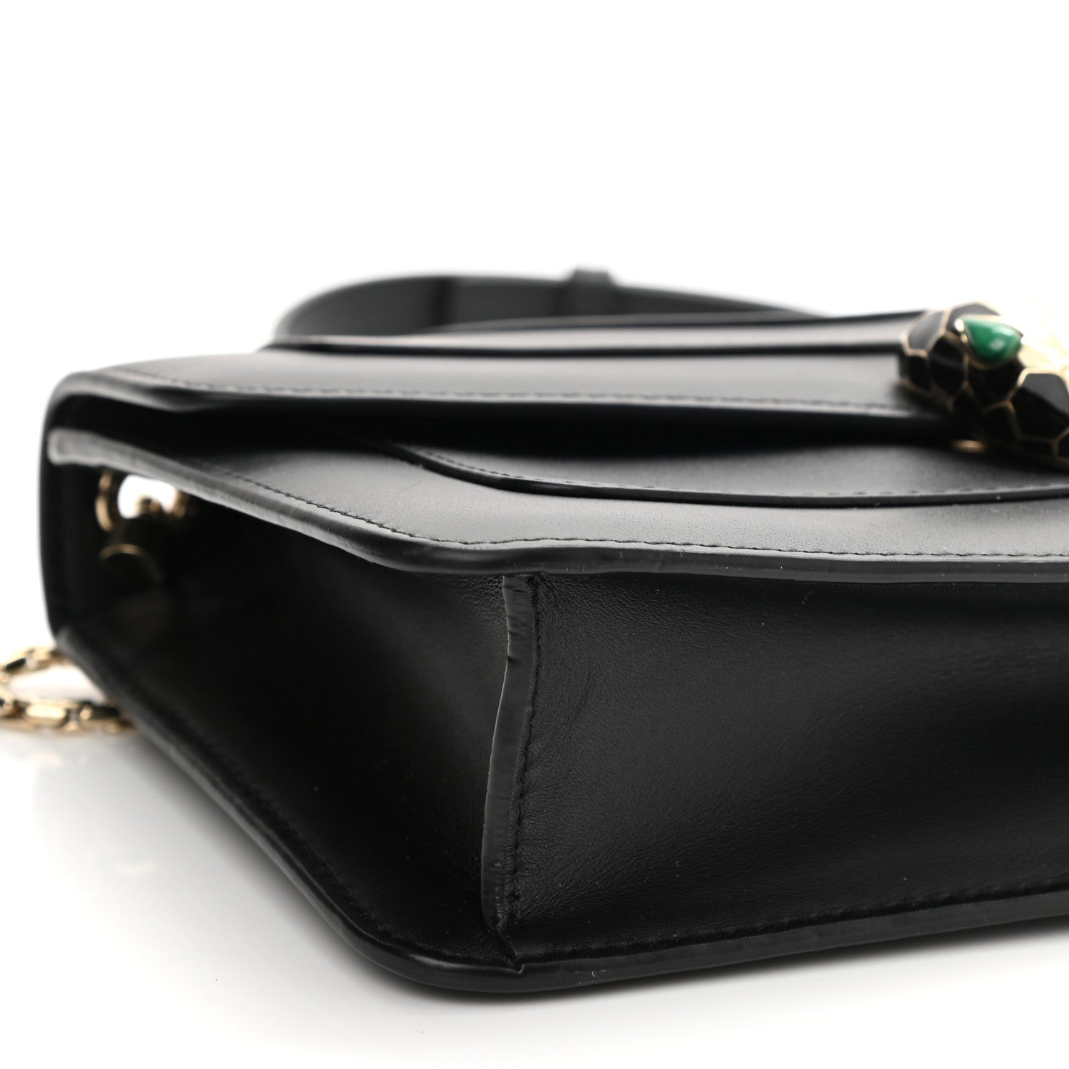 Bulgari Calfskin Serpenti Forever Crossbody Black 9 of 10