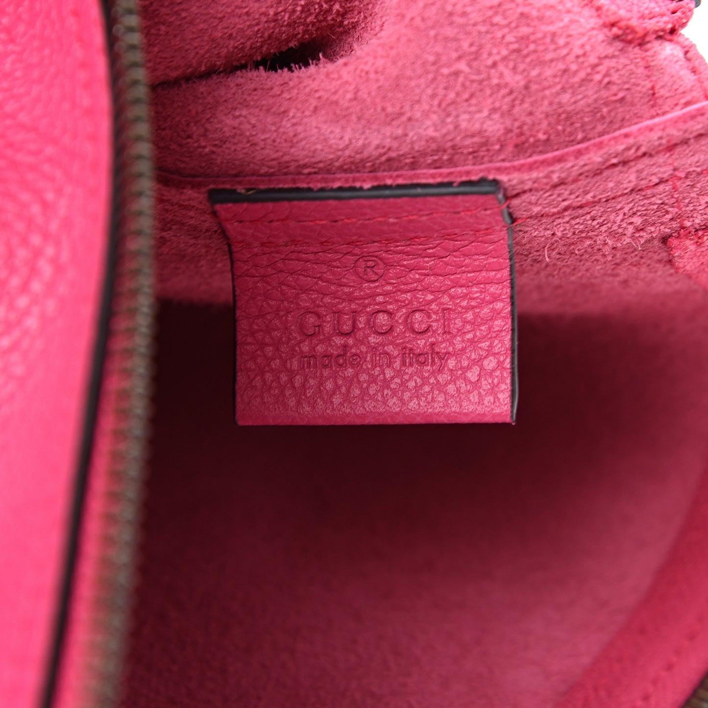 Pebbled Calfskin Medium Logo Portfolio Clutch Box Pink Green