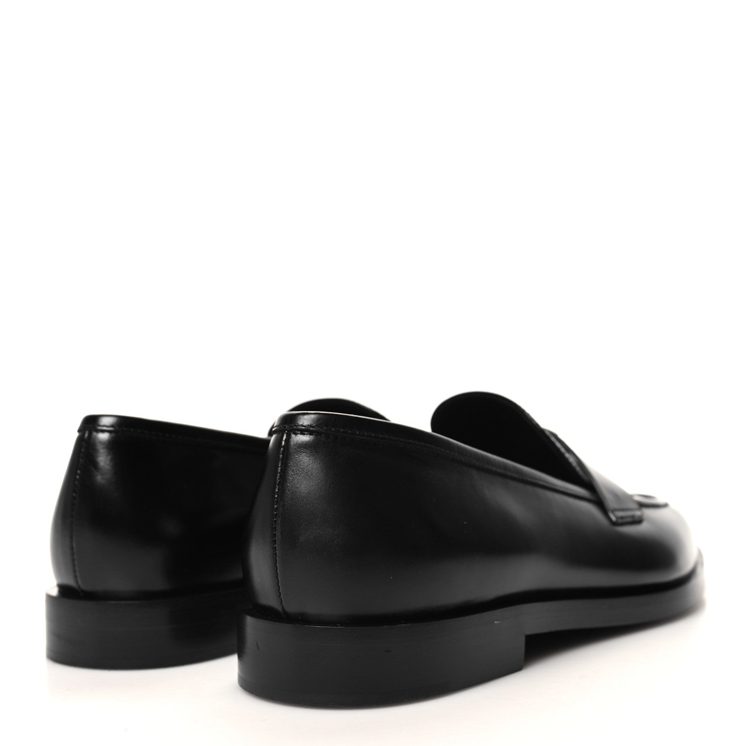 Chanel Shiny Calfskin CC Moccasin Loafers 39 Black 4 of 9