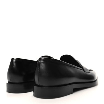 Chanel Shiny Calfskin CC Moccasin Loafers 39 Black 4 of 9