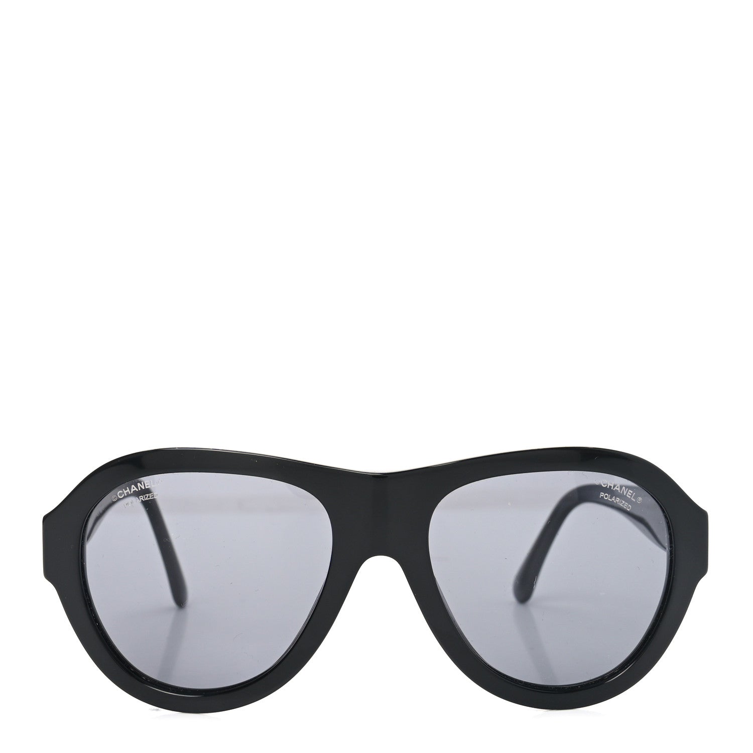 Chanel Acetate Strass Pilot Sunglasses 5467-B Black 2 of 7