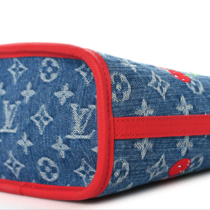 Louis Vuitton LV X TM Monogram Denim Cerises Neverfull Inside Out BB 11 of 11