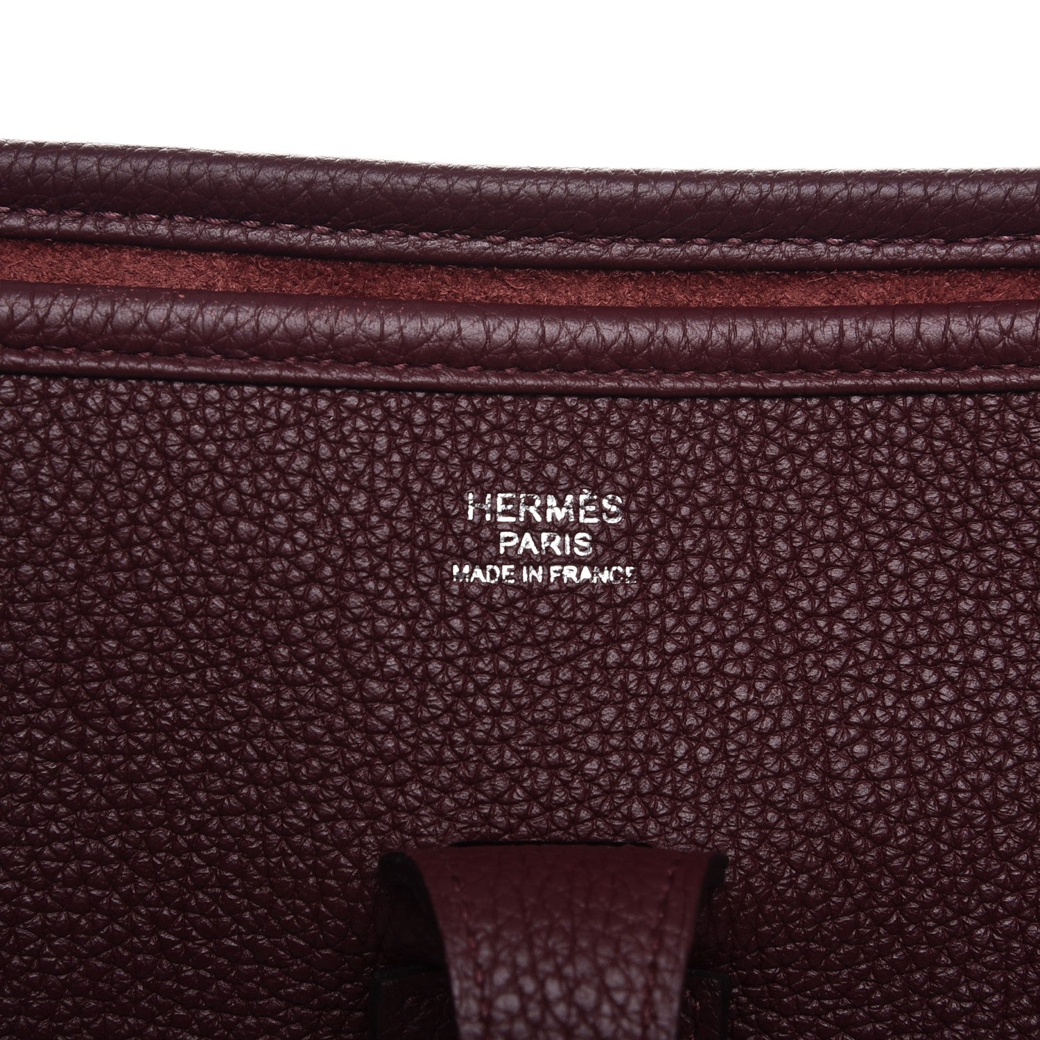 Hermes Taurillon Clemence Evelyne III PM Bordeaux 6 of 8