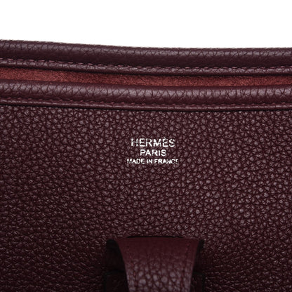 Hermes Taurillon Clemence Evelyne III PM Bordeaux 6 of 8