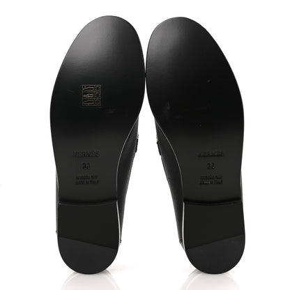 Hermes Epsom Womens Destin Loafer 36 Black 6 of 11