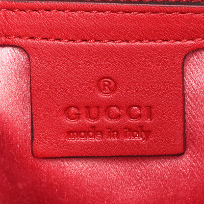 Gucci Jacquard Matelasse Floral Medium GG Marmont Shoulder Bag Red 6 of 11