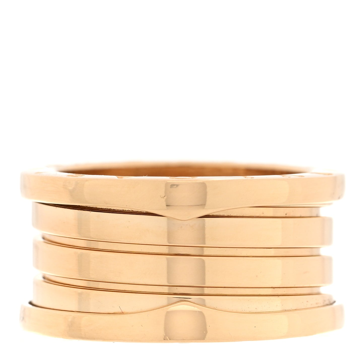 18K Yellow Gold B.Zero1 Three-Band Ring 55 7.25