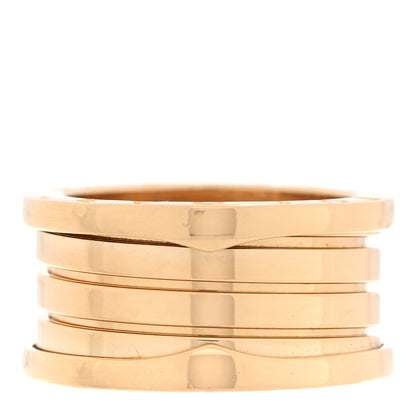 Bulgari 18K Yellow Gold B.Zero1 Three-Band Ring 55 7.25 3 of 4