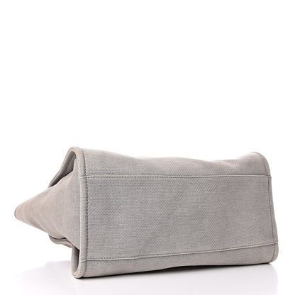 Chanel Canvas Large Deauville Tote Grey 4 of 16