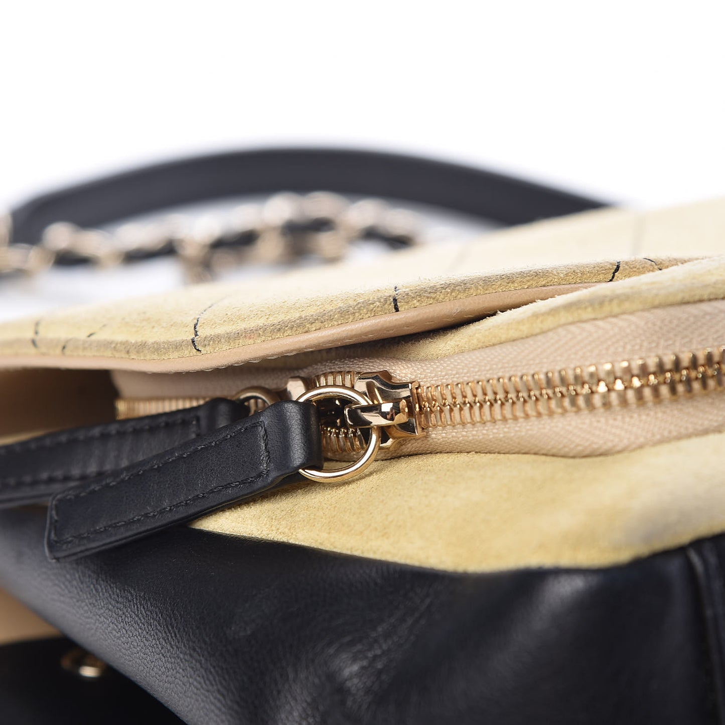Suede Medium Business Affinity Flap Beige