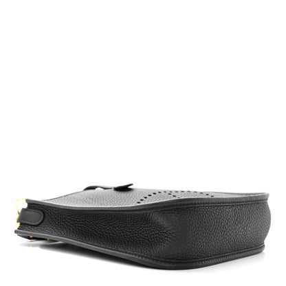 Hermes Taurillon Clemence Evelyne TPM Black 4 of 11