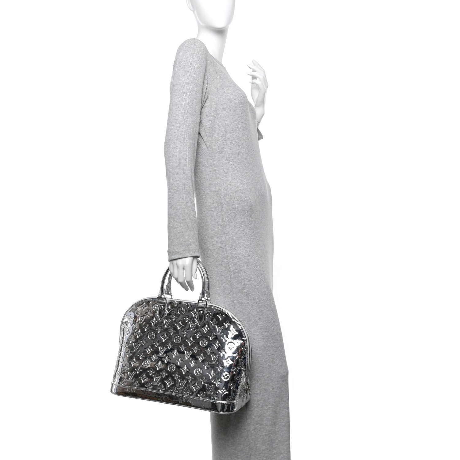 Louis Vuitton Monogram Miroir Alma GM Silver 1778133 – FASHIONPHILE