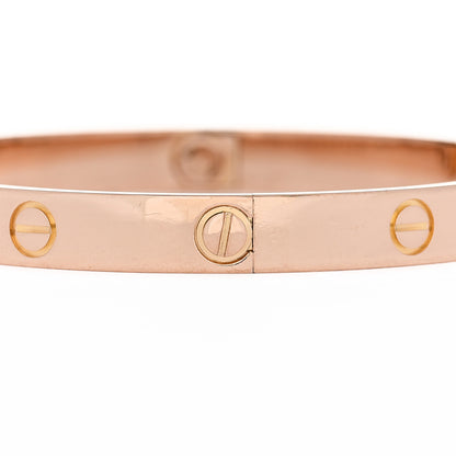 Cartier 18K Pink Gold LOVE Bracelet 18 3 of 6