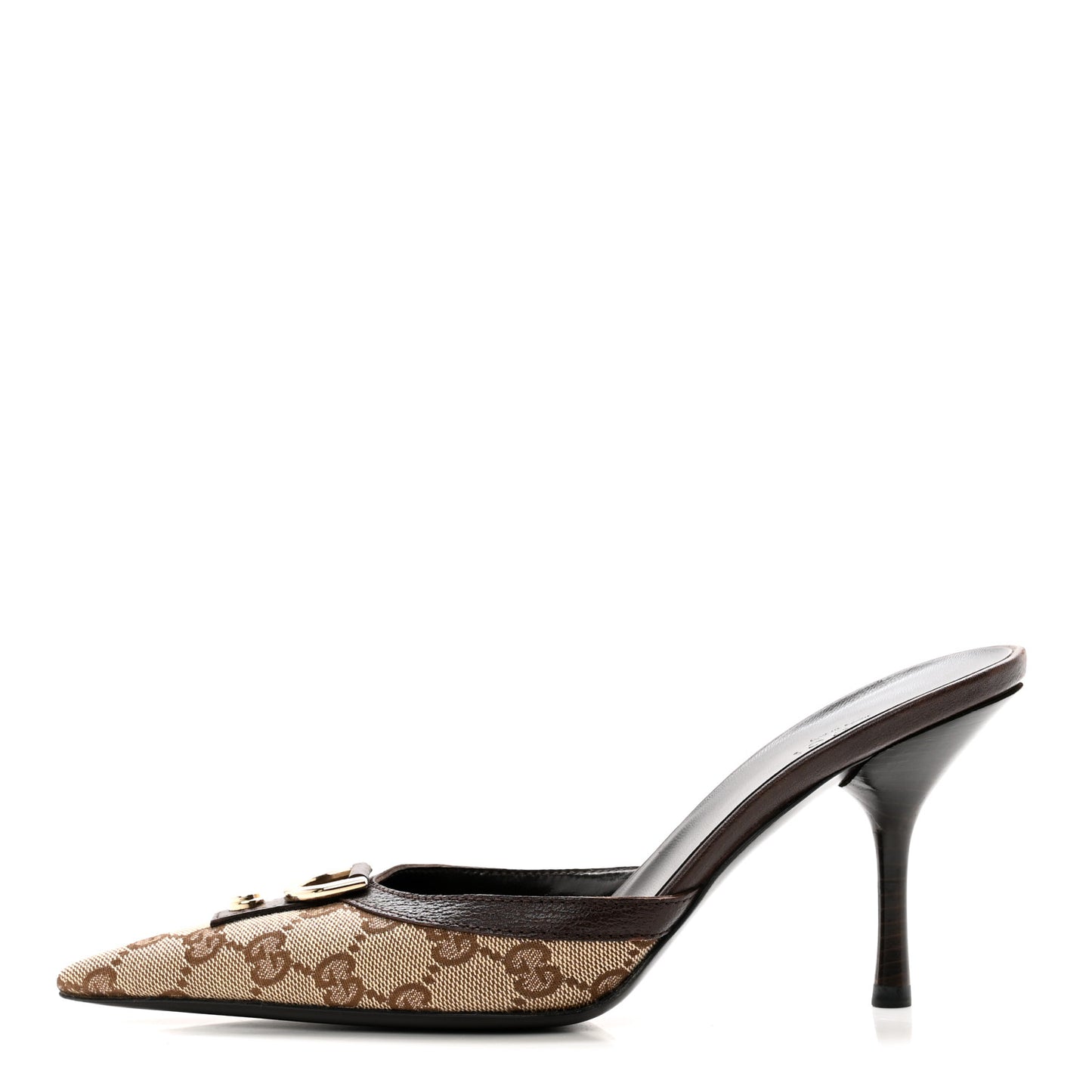 Monogram D Ring Mules 7 Brown