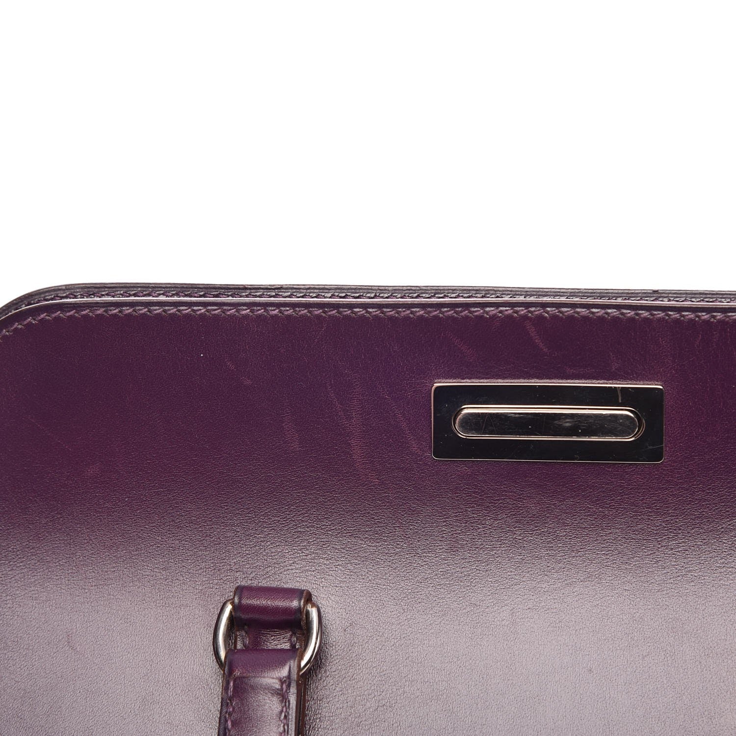 Hermes Box Handle Bag Raisin 13 of 15
