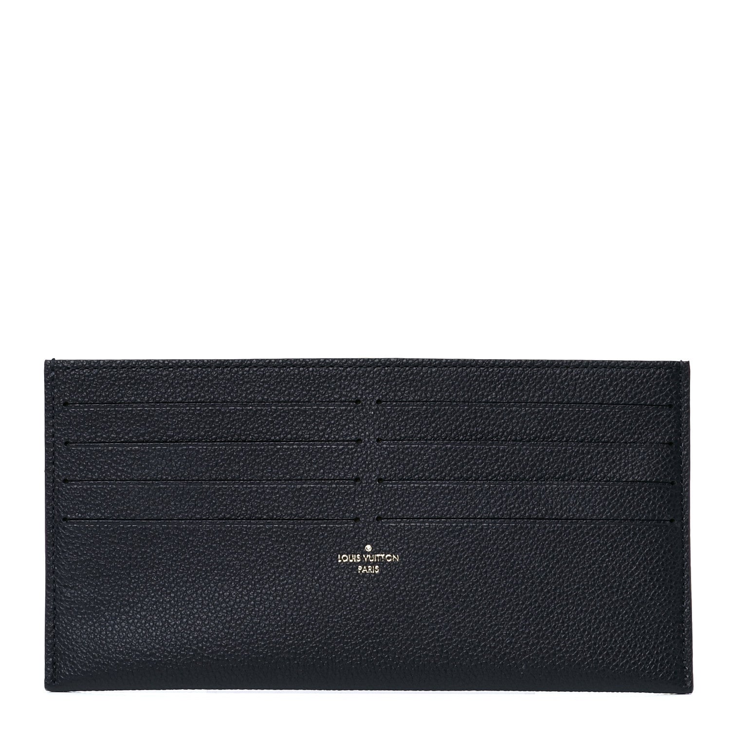 Louis Vuitton Calfskin Felicie Chain Wallet Card Holder Insert Marine Rouge 1 of 4