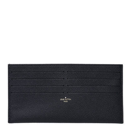 Louis Vuitton Calfskin Felicie Chain Wallet Card Holder Insert Marine Rouge 1 of 4