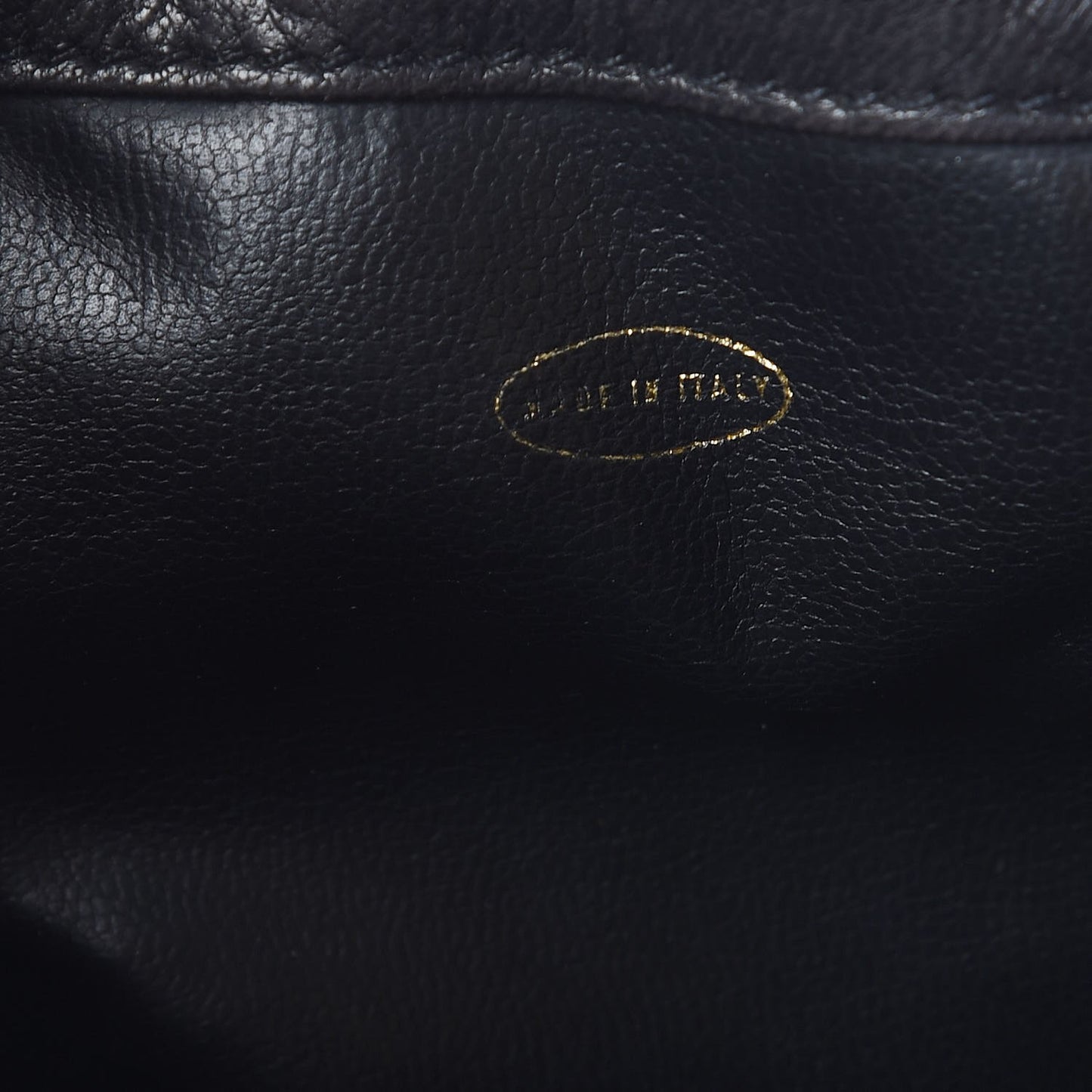 Satin CC Drawstring Bucket Bag Black