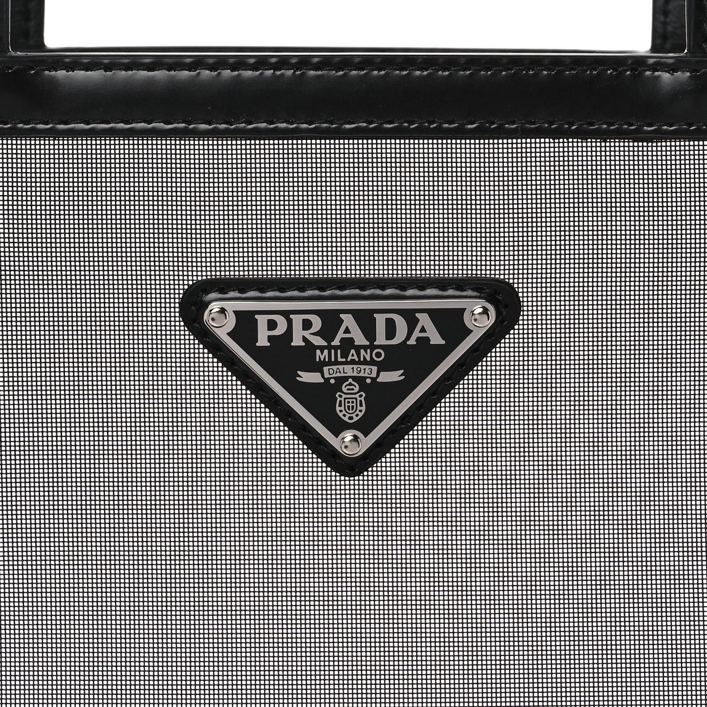 Mesh Small Tote Bag Black