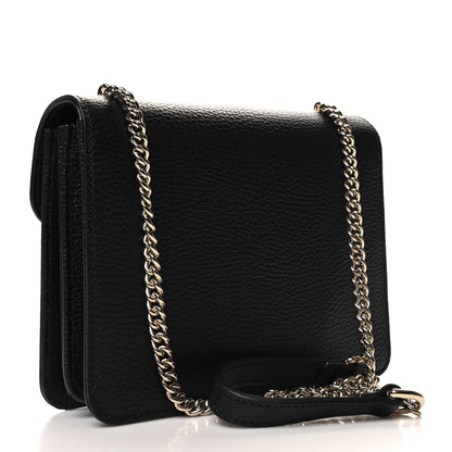 Gucci Dollar Calfskin Small Interlocking G Shoulder Bag Black 3 of 11