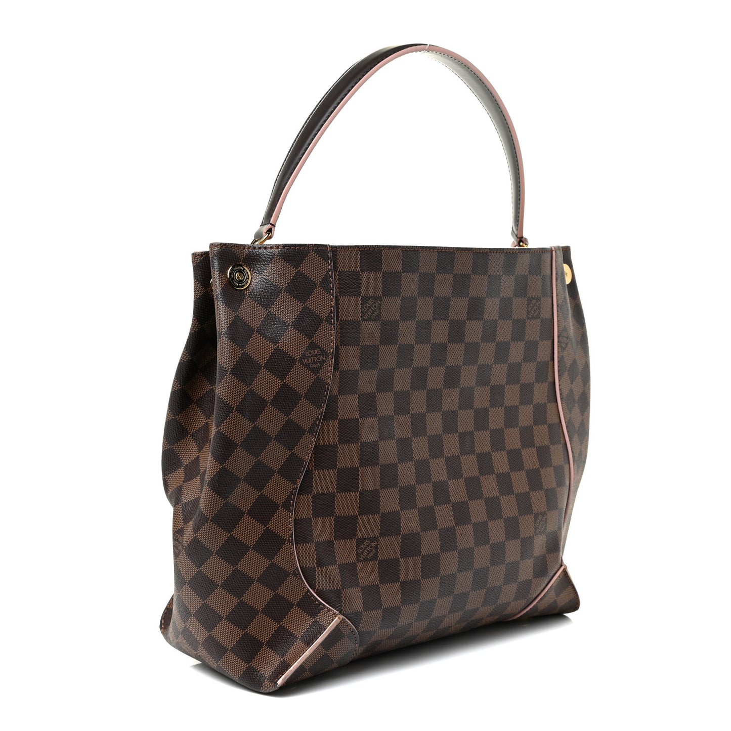 Damier Ebene Caissa Hobo Rose Ballerine