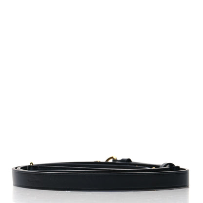 Louis Vuitton Leather Adjustable Shoulder Strap Black 2 of 4