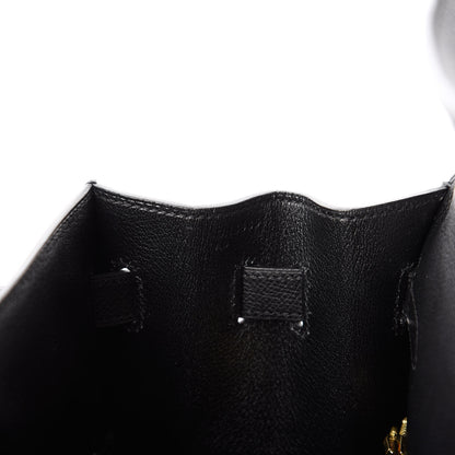 Hermes Epsom Kelly Sellier 35 Black 9 of 10