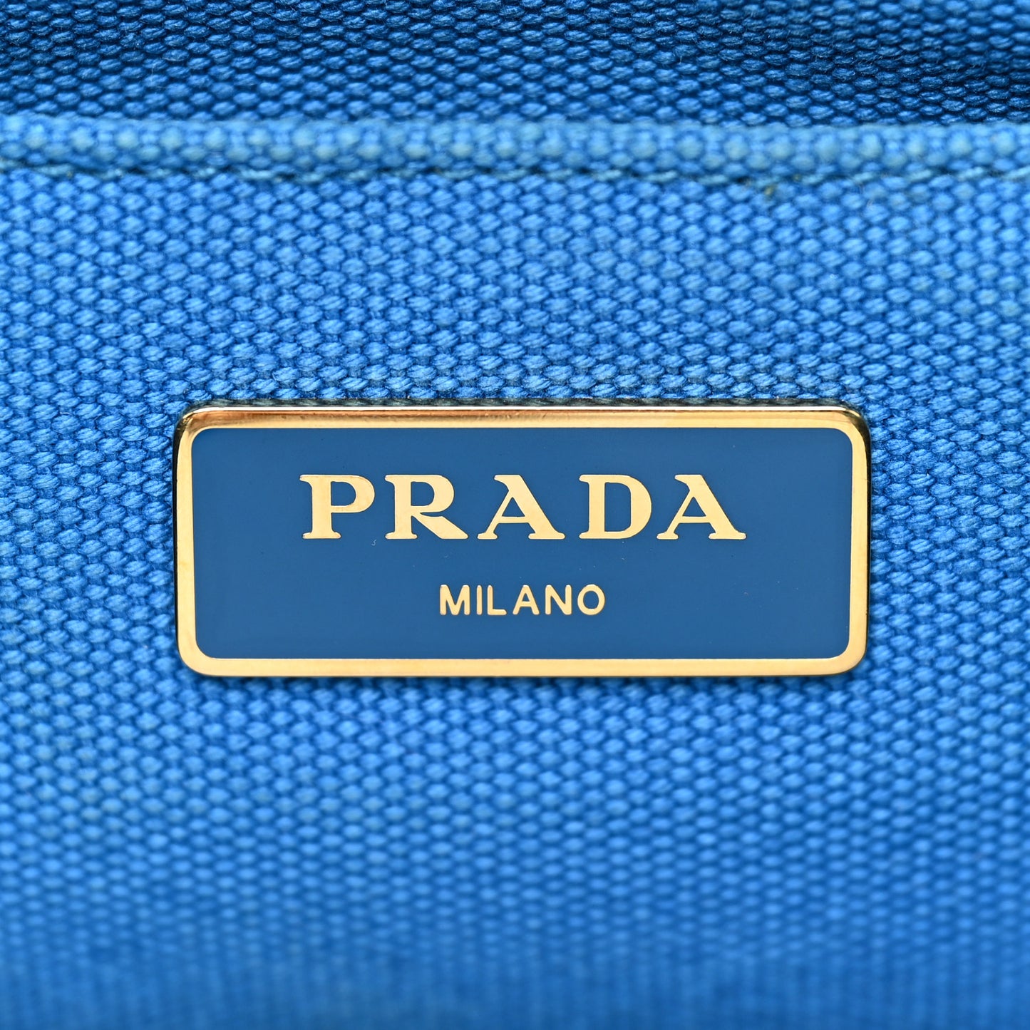 Canapa Logo Tote Azzurro