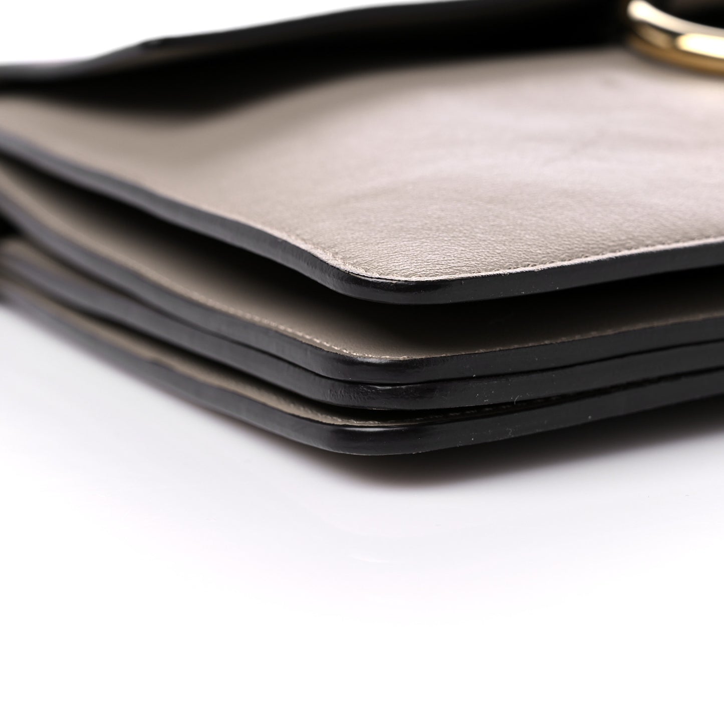 Calfskin Suede Medium Faye Shoulder Bag Motty Grey